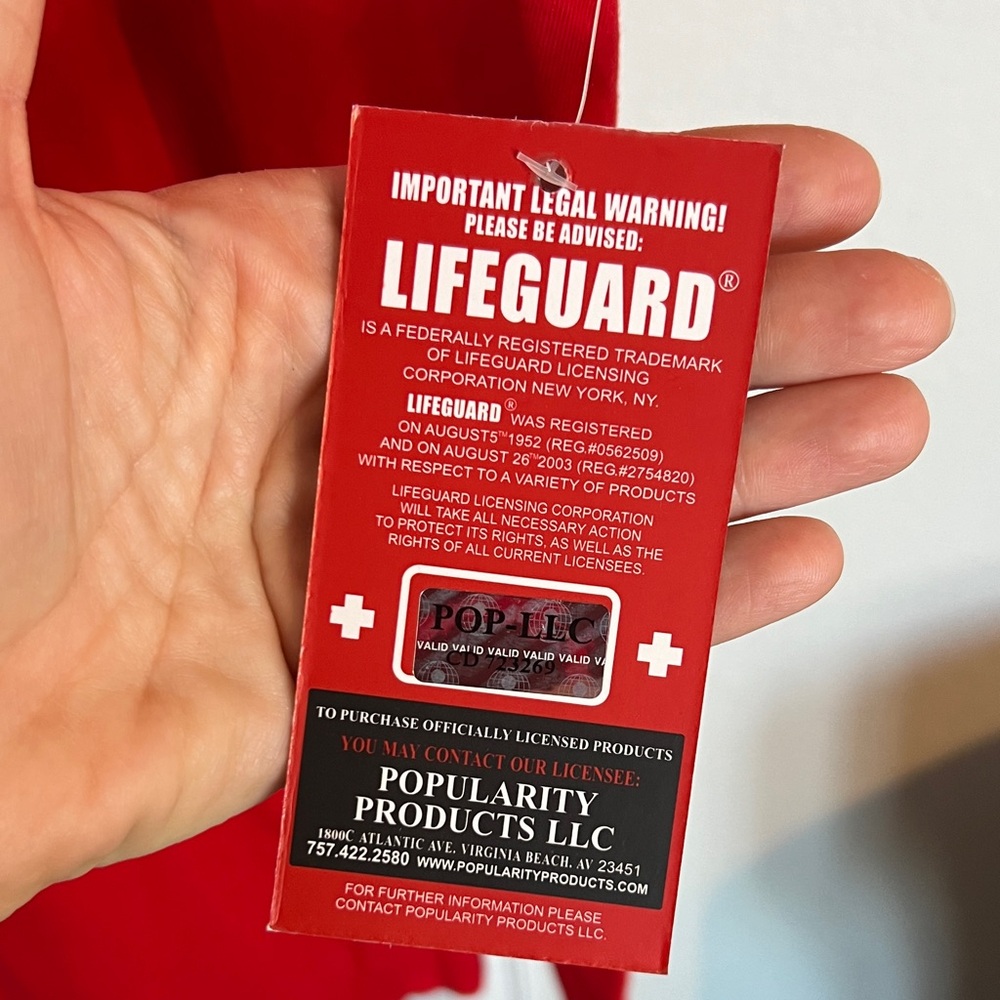 Lifeguard Red Short Sleeve Tee - Picture 4 of 6